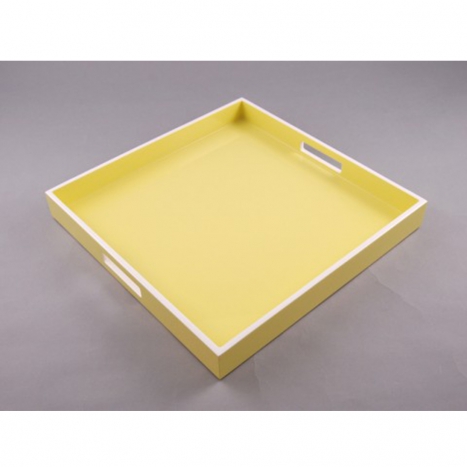 serving tray, yellow