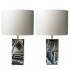 pair of table lamps, SOLD