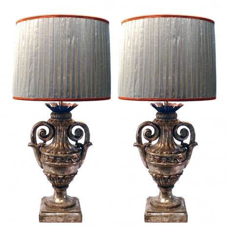 barock table lamps, SOLD