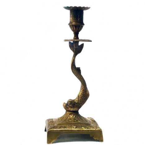 candle holder, brass